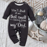 Maxbell Baby Bodysuit Letter Print Toddlers Coverall for Holiday Playwear Daily Wear 3 to 6 months