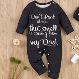 Maxbell Baby Bodysuit Letter Print Toddlers Coverall for Holiday Playwear Daily Wear 3 to 6 months