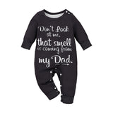 Maxbell Baby Bodysuit Letter Print Toddlers Coverall for Holiday Playwear Daily Wear 9 to 12 months