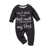 Maxbell Baby Bodysuit Letter Print Toddlers Coverall for Holiday Playwear Daily Wear 9 to 12 months