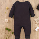 Maxbell Baby Bodysuit Letter Print Toddlers Coverall for Holiday Playwear Daily Wear 12 to 18 months