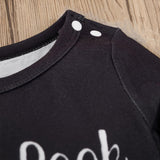 Maxbell Baby Bodysuit Letter Print Toddlers Coverall for Holiday Playwear Daily Wear 18 to 24 months