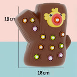 Maxbell Bird Feeding Game Durable Bird Toy Set Practical Learning Toy Montessori Toy