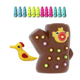 Maxbell Bird Feeding Game Durable Bird Toy Set Practical Learning Toy Montessori Toy