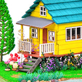 Maxbell DIY Doll Houses Miniature Kits Mini Dollhouse Model Kits for Teens Boy Girls