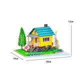 Maxbell DIY Doll Houses Miniature Kits Mini Dollhouse Model Kits for Teens Boy Girls