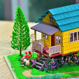Maxbell DIY Doll Houses Miniature Kits Mini Dollhouse Model Kits for Teens Boy Girls