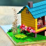 Maxbell DIY Doll Houses Miniature Kits Mini Dollhouse Model Kits for Teens Boy Girls