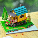 Maxbell DIY Doll Houses Miniature Kits Mini Dollhouse Model Kits for Teens Boy Girls