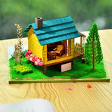 Maxbell DIY Doll Houses Miniature Kits Mini Dollhouse Model Kits for Teens Boy Girls