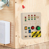 Maxbell Lights Switch Busy Board Montessori Toy Wooden Toy Cognition Game Travel Toy