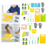 Maxbell Play Kitchen Toys Realistic Utensils Set for Kids Ages 3+ Years Old Children 15pcs