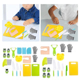 Maxbell Play Kitchen Toys Realistic Utensils Set for Kids Ages 3+ Years Old Children 15pcs