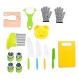 Maxbell Play Kitchen Toys Realistic Utensils Set for Kids Ages 3+ Years Old Children 15pcs