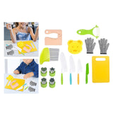 Maxbell Play Kitchen Toys Realistic Utensils Set for Kids Ages 3+ Years Old Children 15pcs
