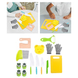 Maxbell Play Kitchen Toys Realistic Utensils Set for Kids Ages 3+ Years Old Children 15pcs