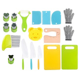 Maxbell Play Kitchen Toys Realistic Utensils Set for Kids Ages 3+ Years Old Children 19pcs