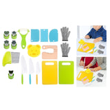 Maxbell Play Kitchen Toys Realistic Utensils Set for Kids Ages 3+ Years Old Children 19pcs