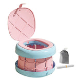 Portable Potty Seat AntiSlip Easy Clean Solid Foldable Training Toilet Chair Pink S