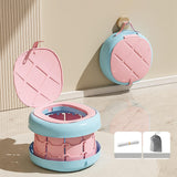 Portable Potty Seat AntiSlip Easy Clean Solid Foldable Training Toilet Chair Pink S