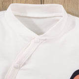 Maxbell Newborn Cartoon Pyjama Playsuit Clothes for Homewear Casual Thanksgiving Day 3 to 6 Months