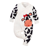 Maxbell Newborn Cartoon Pyjama Playsuit Clothes for Homewear Casual Thanksgiving Day 12 to 18 Months