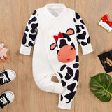 Maxbell Newborn Cartoon Pyjama Playsuit Clothes for Homewear Casual Thanksgiving Day 18 to 24 Months