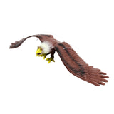 Maxbell Simulated Eagle Model Play Toy Animal Bird Toy for Girls Kids Education Gift L Brown