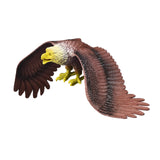 Maxbell Simulated Eagle Model Play Toy Animal Bird Toy for Girls Kids Education Gift L Brown