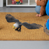 Maxbell Simulated Eagle Model Play Toy Animal Bird Toy for Girls Kids Education Gift S white head