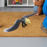 Maxbell Simulated Eagle Model Play Toy Animal Bird Toy for Girls Kids Education Gift S yellow color head
