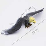 Maxbell Simulated Eagle Model Play Toy Animal Bird Toy for Girls Kids Education Gift S yellow color head