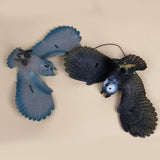 Maxbell Simulated Eagle Model Play Toy Animal Bird Toy for Girls Kids Education Gift S black