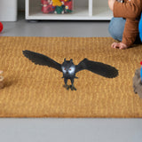 Maxbell Simulated Eagle Model Play Toy Animal Bird Toy for Girls Kids Education Gift S black