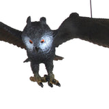 Maxbell Simulated Eagle Model Play Toy Animal Bird Toy for Girls Kids Education Gift S black