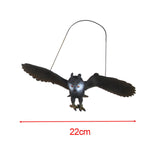 Maxbell Simulated Eagle Model Play Toy Animal Bird Toy for Girls Kids Education Gift S black