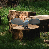 Maxbell Simulated Eagle Model Play Toy Animal Bird Toy for Girls Kids Education Gift S gray