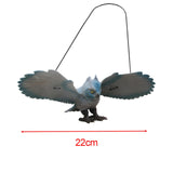 Maxbell Simulated Eagle Model Play Toy Animal Bird Toy for Girls Kids Education Gift S gray