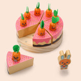 Learning Kitchen Toy Wooden Birthday Party Cakes for Children Girls and Boys