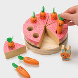 Learning Kitchen Toy Wooden Birthday Party Cakes for Children Girls and Boys