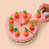 Learning Kitchen Toy Wooden Birthday Party Cakes for Children Girls and Boys