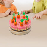 Learning Kitchen Toy Wooden Birthday Party Cakes for Children Girls and Boys