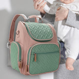 Baby Diaper Bag Backpack Portable Nursing Backpack for Picnic Camping Hiking Pink