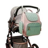 Baby Diaper Bag Backpack Portable Nursing Backpack for Picnic Camping Hiking Pink