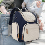 Baby Diaper Bag Backpack Portable Nursing Backpack for Picnic Camping Hiking dark blue