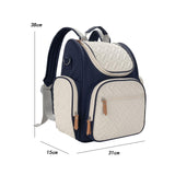 Baby Diaper Bag Backpack Portable Nursing Backpack for Picnic Camping Hiking dark blue