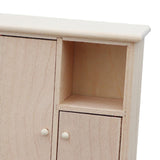 Maxbell 1:12 Scale Dollhouse Cabinet Wooden Furniture for Living Room Home Ornaments