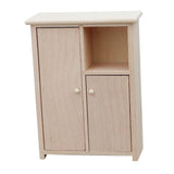 Maxbell 1:12 Scale Dollhouse Cabinet Wooden Furniture for Living Room Home Ornaments