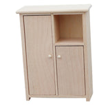 Maxbell 1:12 Scale Dollhouse Cabinet Wooden Furniture for Living Room Home Ornaments