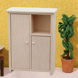 Maxbell 1:12 Scale Dollhouse Cabinet Wooden Furniture for Living Room Home Ornaments